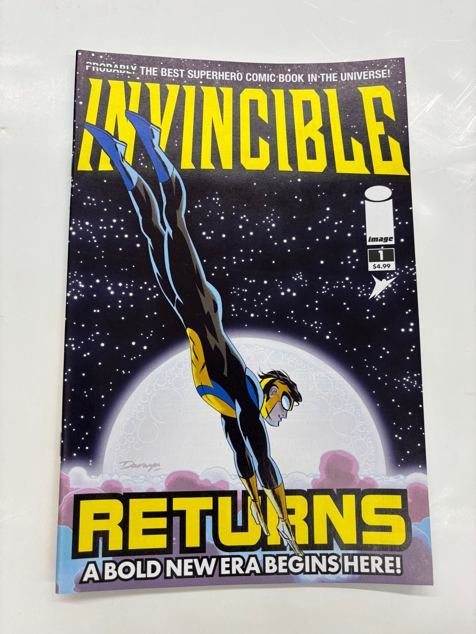 OTTLEY SIGNED invincible returns night moon cover
